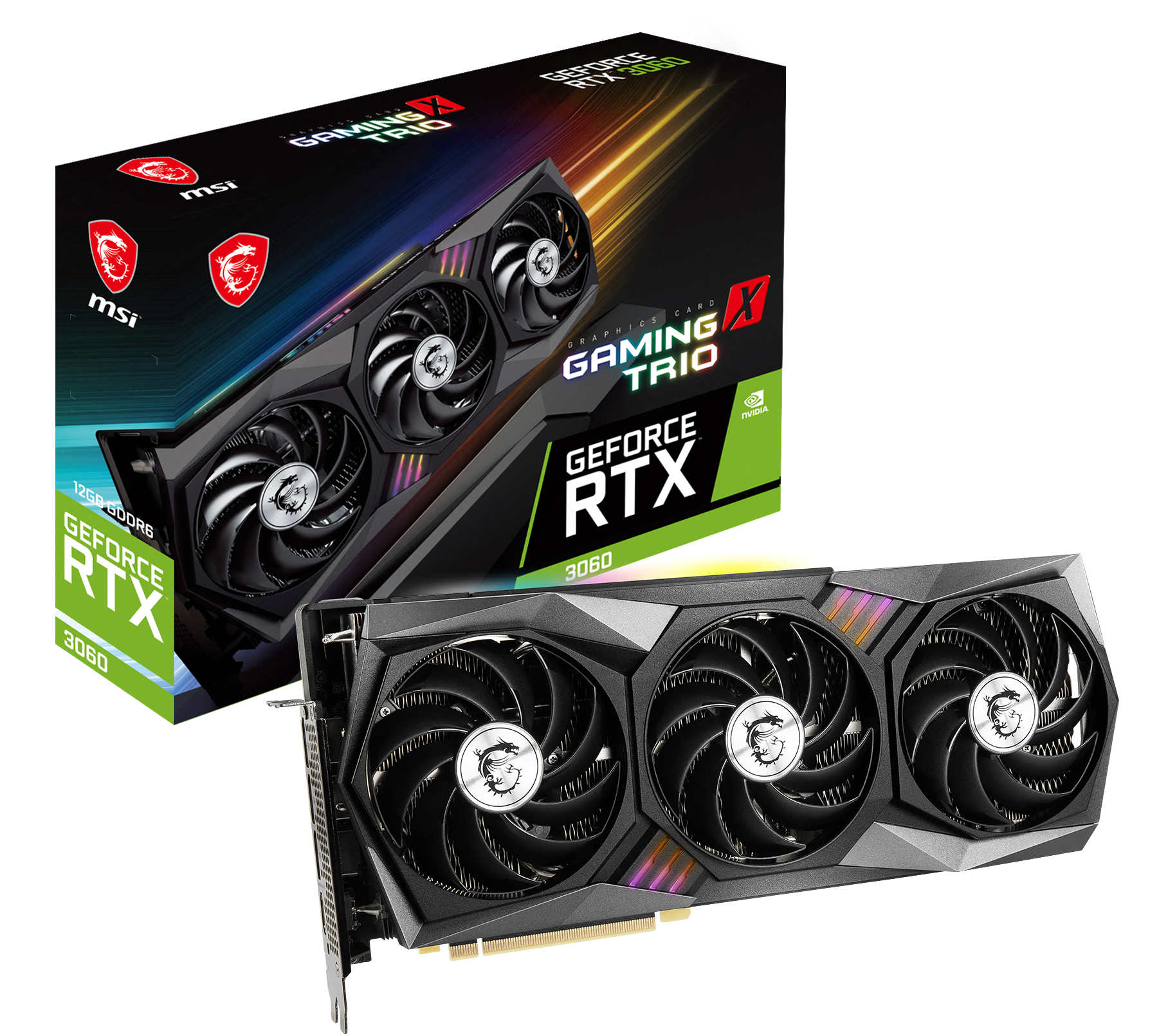 MSI RTX 3060 Gaming X Trio 9dddb